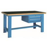 重型工作臺高分子桌板帶兩吊抽，GF1500-B，GF1800-B，GF2000-B