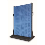 固定型雙面物料架960×630×1450mm(2方孔4百葉)，KR-2324