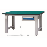 重型工作臺(tái)帶單抽(40mm復(fù)合臺(tái)面)，E-XTG1575+XB10-1TG(G)